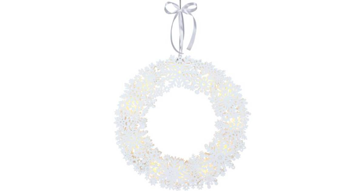 Star Trading Wreath Snow 11L 45cm Jullampa • Se priser (3 butiker) »