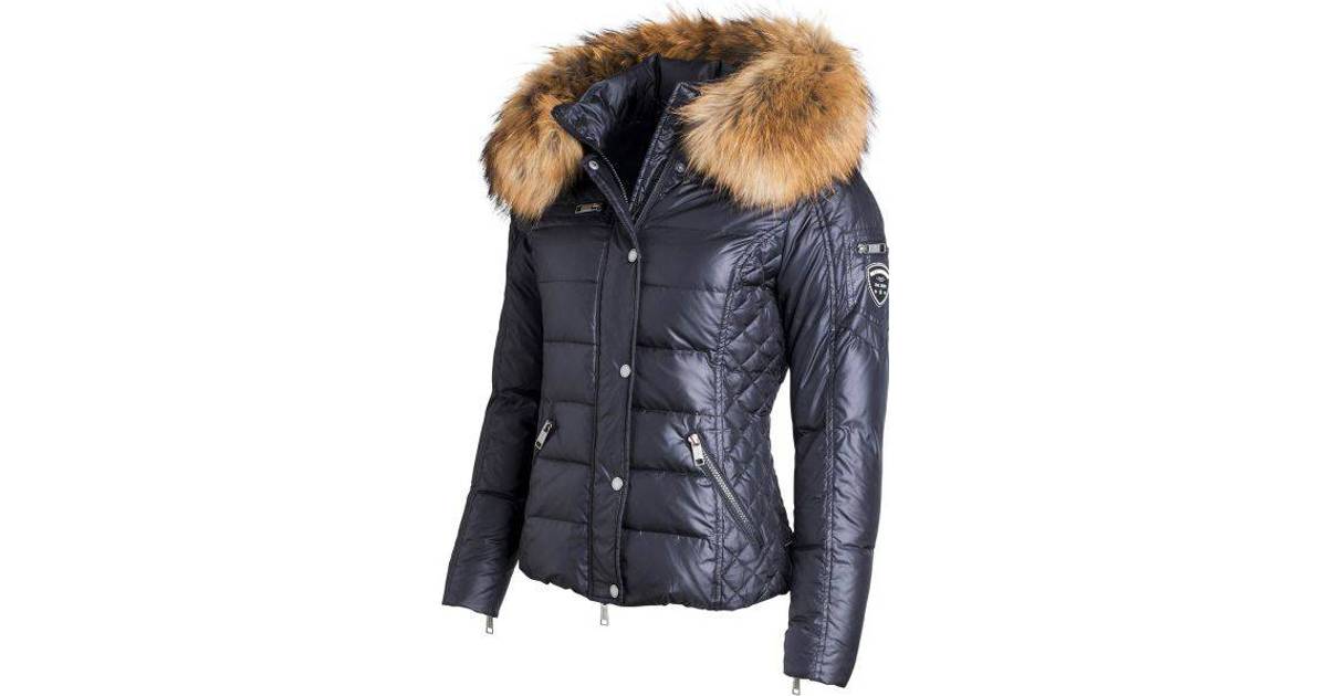 RockandBlue Zora Down Jacket - Black/Natural (Real Fur) • Pris »