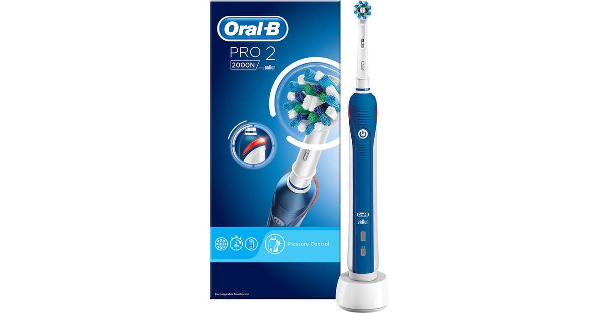 Oral-B Pro 2 2000N CrossAction • Se lägsta pris (50 butiker)