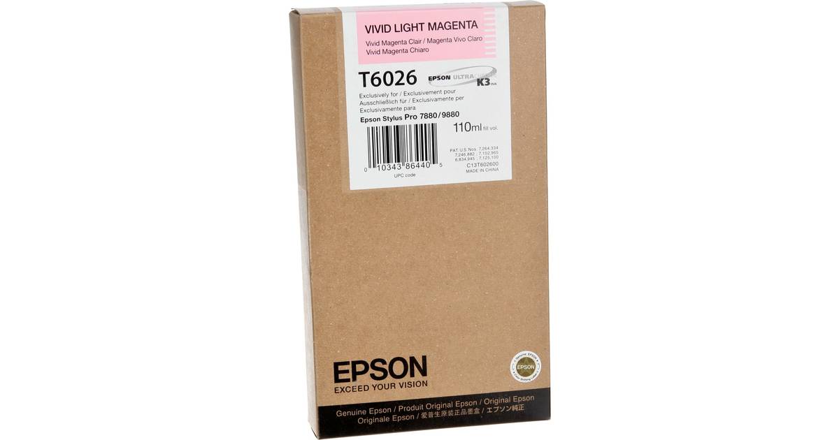 Epson T6026 (Pink) • Hitta det lägsta priset (23 butiker) hos ...