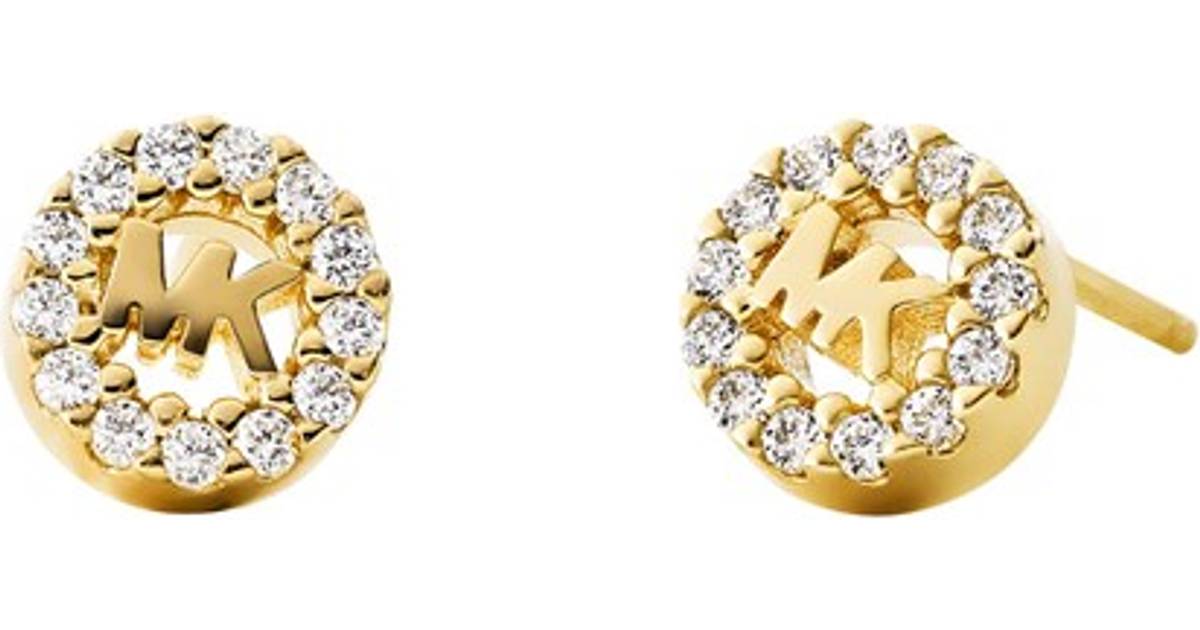 Michael Kors Premium Earrings - Gold/Transparent • Se priser (8 butiker) »