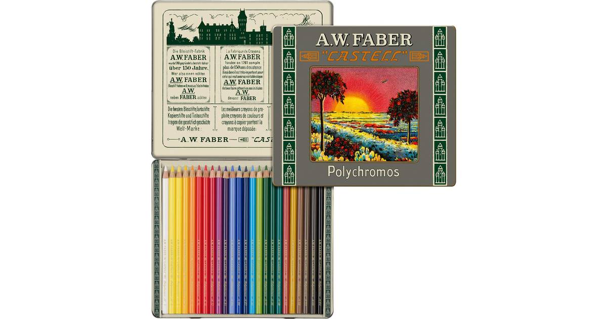 Faber-Castell Polychromos Colour Pencil 111th Anniversary Tin of ...