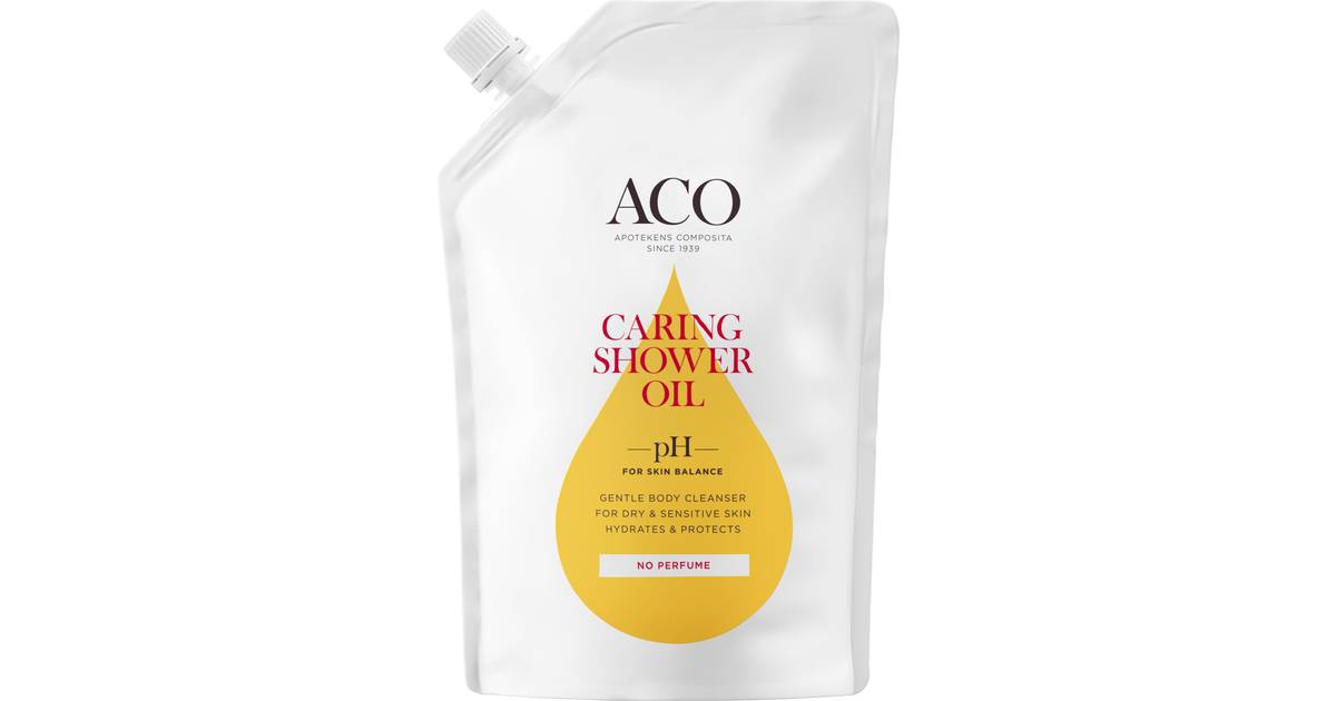 ACO Caring Shower Oil 400ml Refill • Se priser (4 butiker) »
