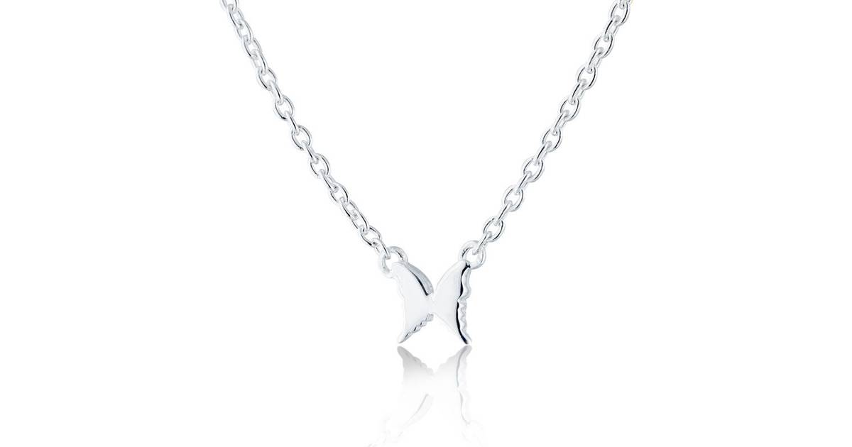 Gynning Jewelry Petite Papillion Necklace - Silver • Pris »