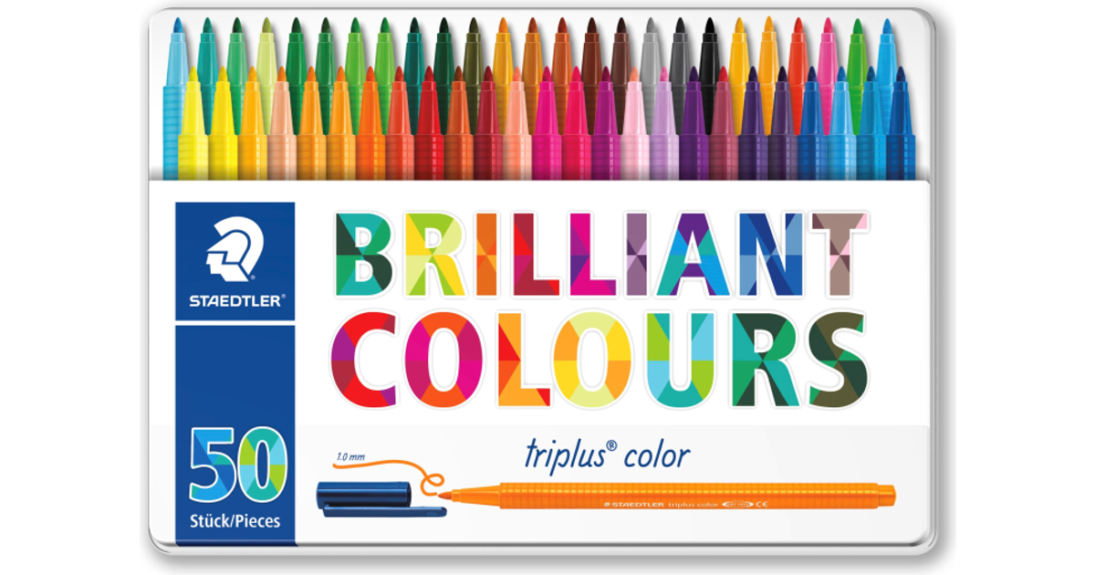 Staedtler Triplus Color Pen 323 1.0mm 50 Pack • Se pris