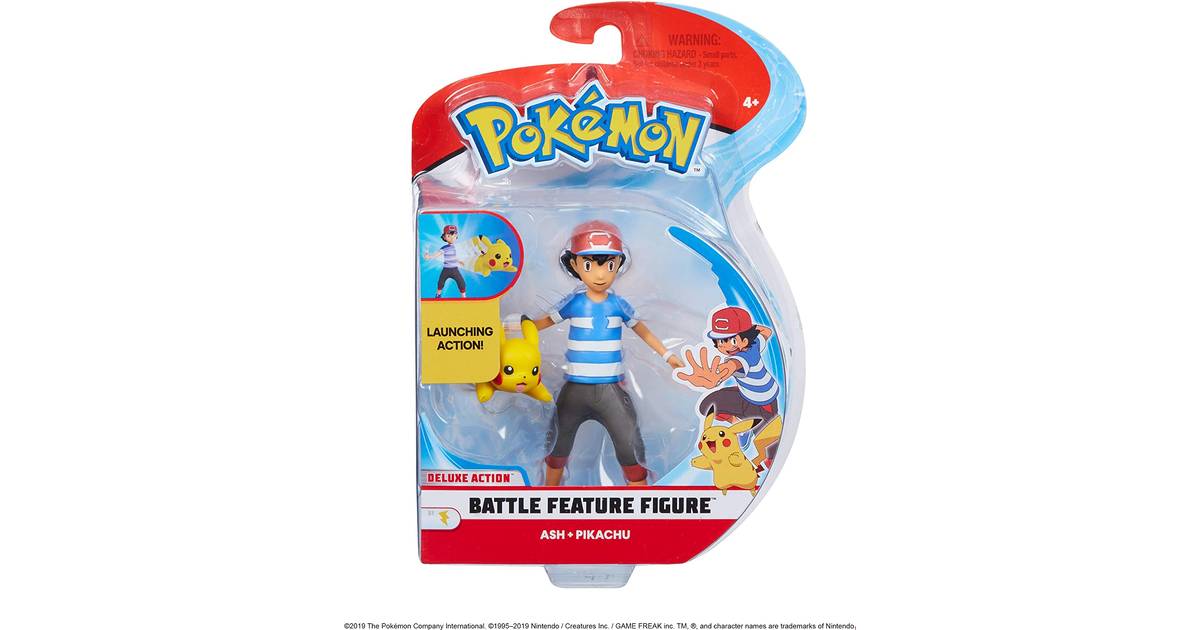 Pokémon Battle Feature Figure Ash + Pikachu • Pris »