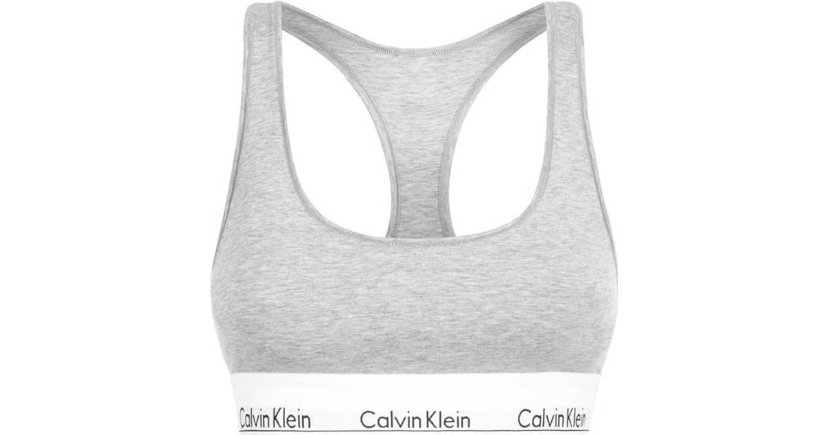 Calvin Klein Modern Cotton Bralette - Grey Heather