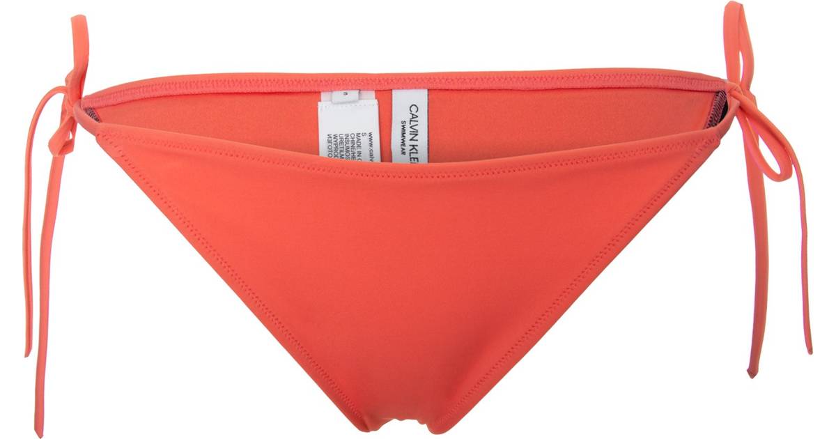 Calvin Klein Intense Power Brazilian Tie Side Bikini Bottom - Flamingo •  Pris »