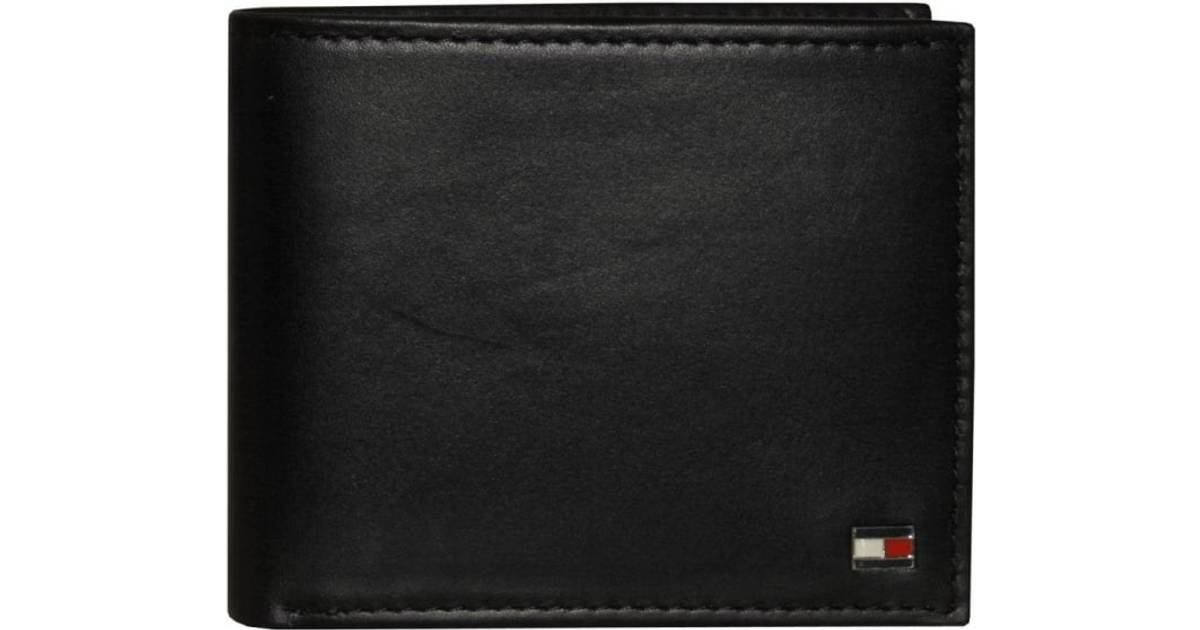 Tommy Hilfiger Small Embossed Bifold Wallet - Black