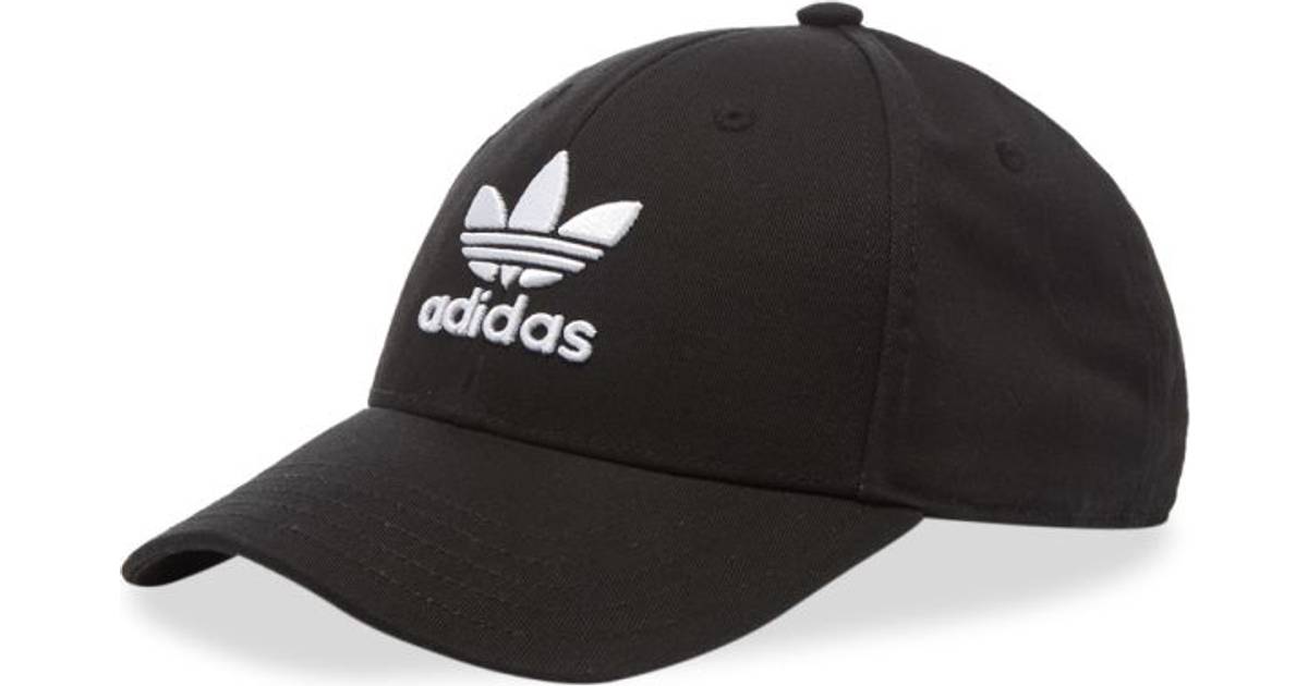 Adidas Trefoil Baseball Cap - Black/White • Priser »