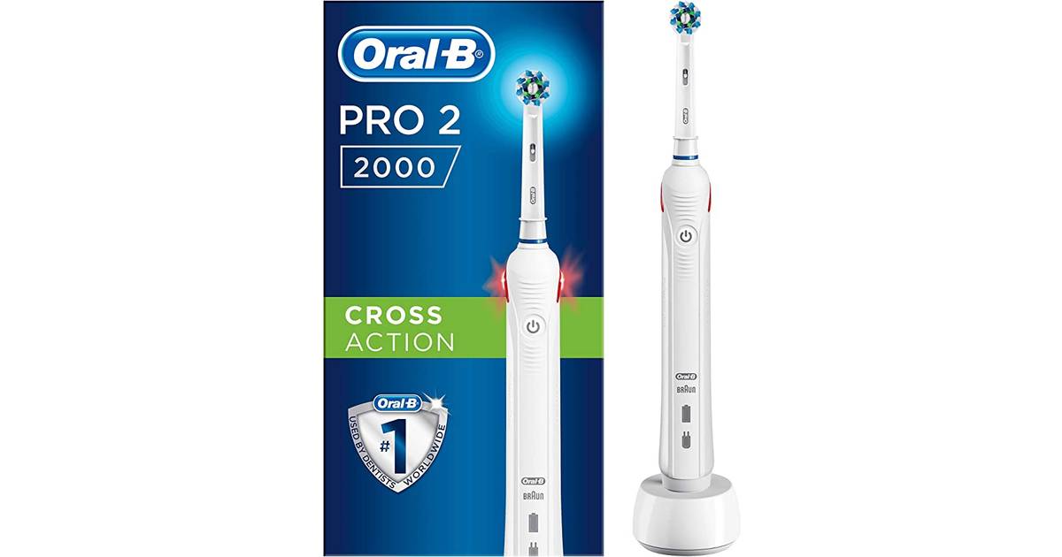 Oral-B Pro 2 2000N CrossAction (28 butiker) • Se priser »