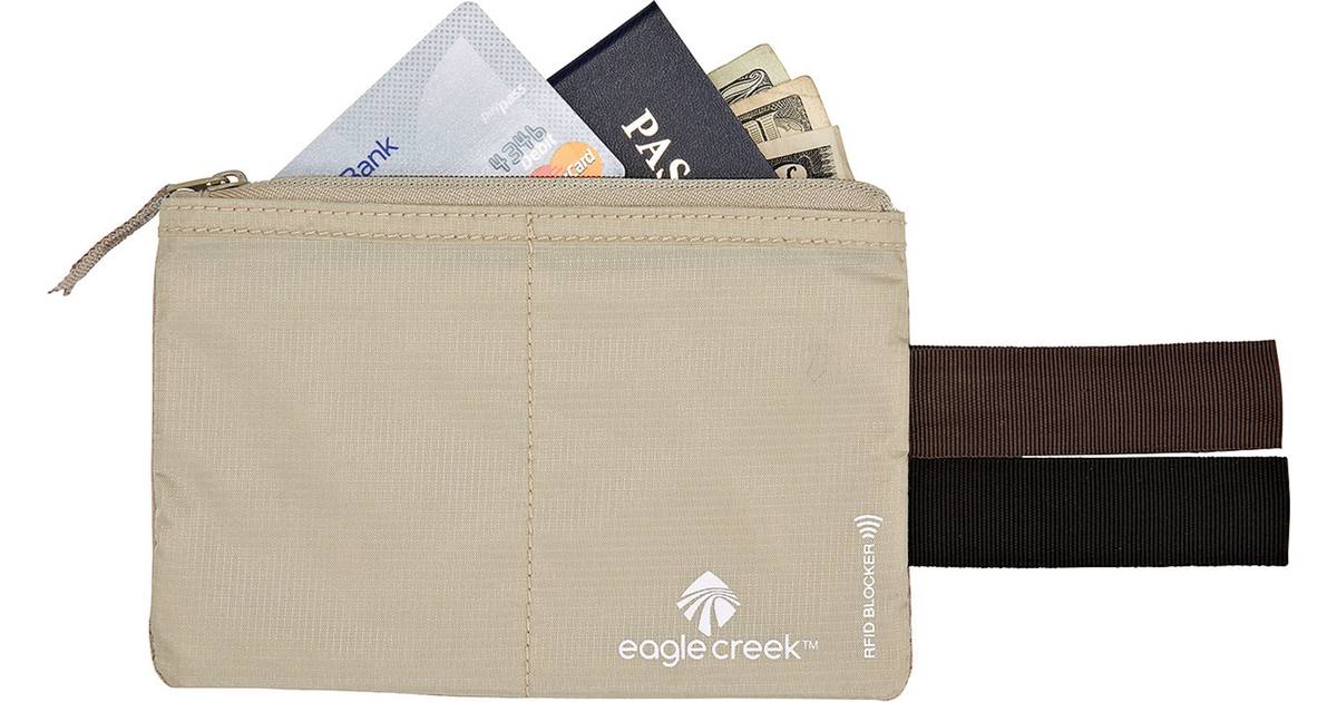 Eagle Creek RFID Blocker Hidden Pocket - Tan • Se pris