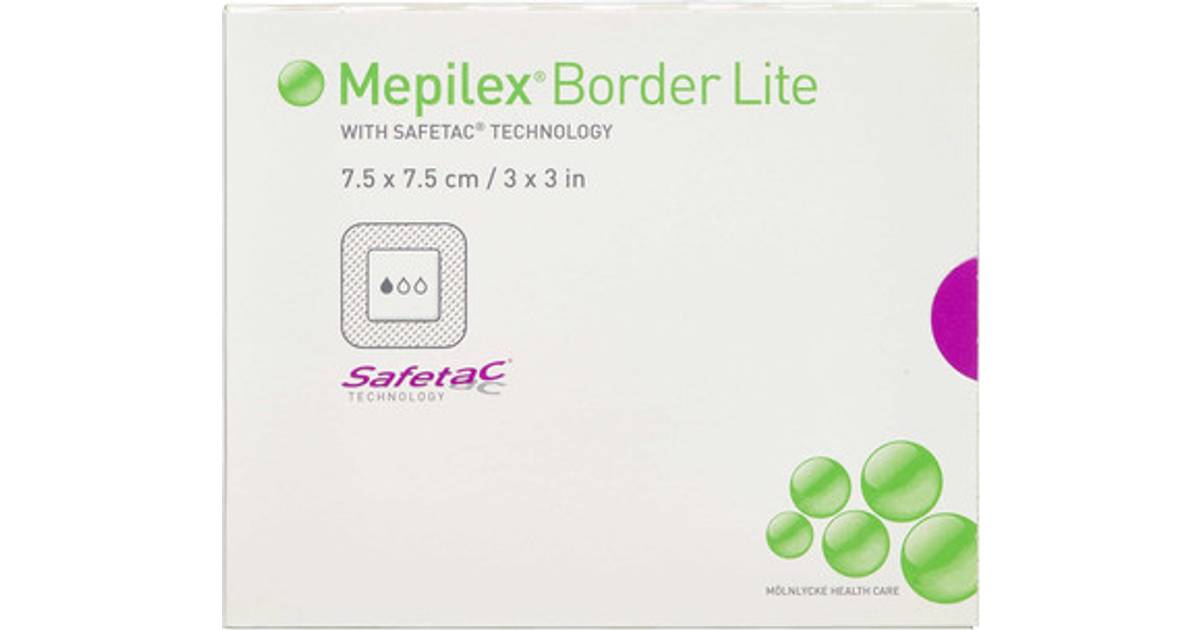 Mölnlycke Health Care Mepilex Border Lite 7.5x7.5cm 5-pack