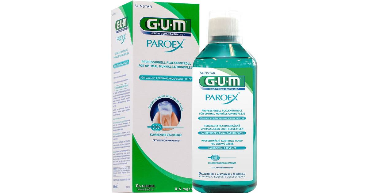 GUM Paroex 0.06% 500ml (4 butiker) • Se PriceRunner »