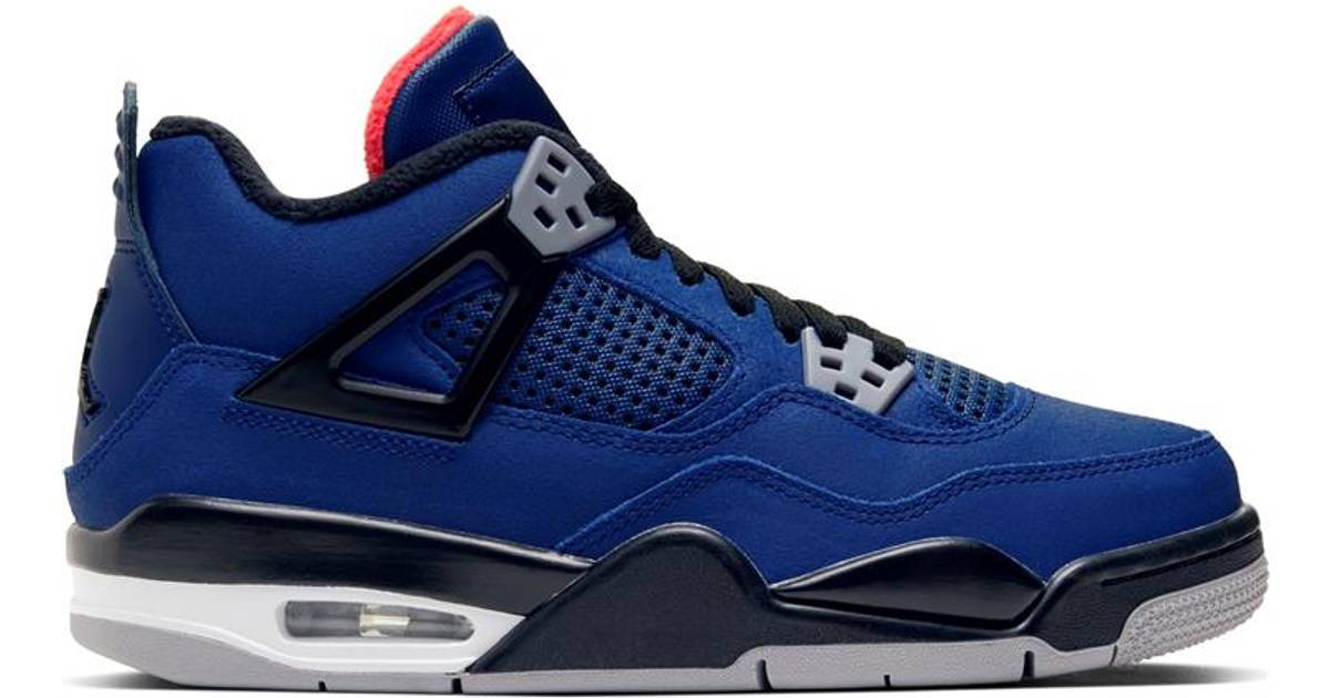 Nike Air Jordan 4 Retro Wntr Loyal Blue White Habanero Red Black Se Priser