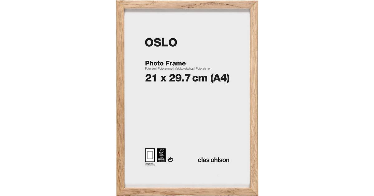 Clas Ohlson Oslo Ram 21x29.7cm (1 butiker) • Se priser »