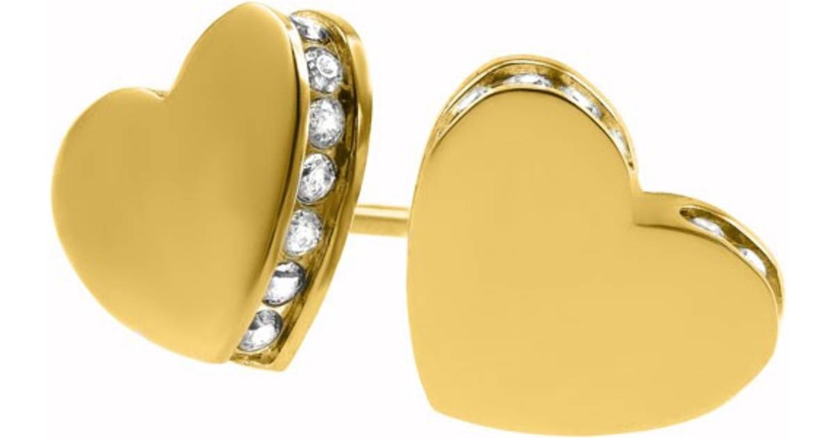Edblad Together Earrings - Gold/Transparent • Pris »