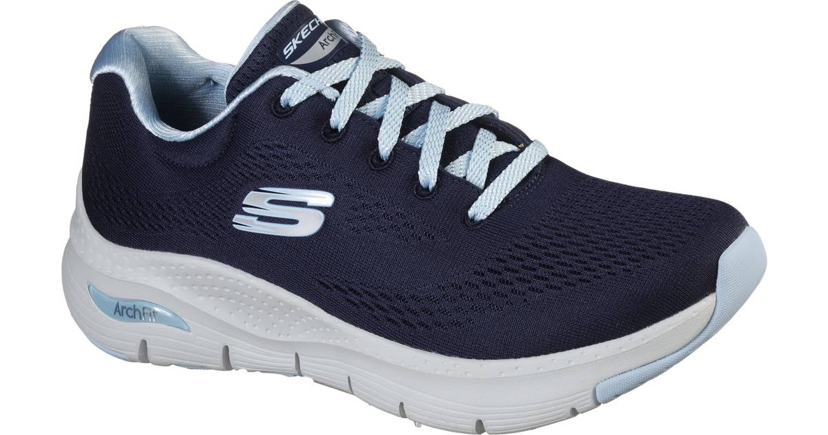 Skechers Arch Fit Sunny Outlook W - Navy/Light Blue