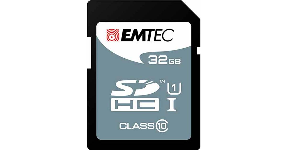 Emtec SDHC Class 10 32GB • Se lägsta pris (1 butiker)