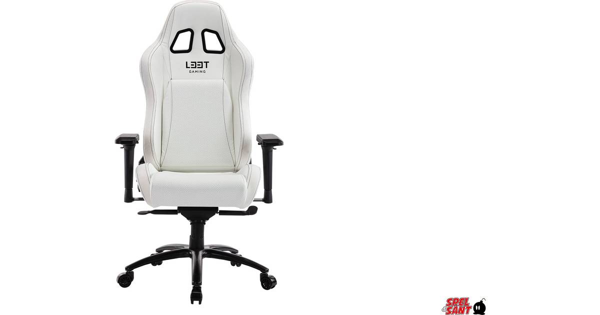 L33T E-Sport Pro Comfort Gaming Chair - White • Pris »
