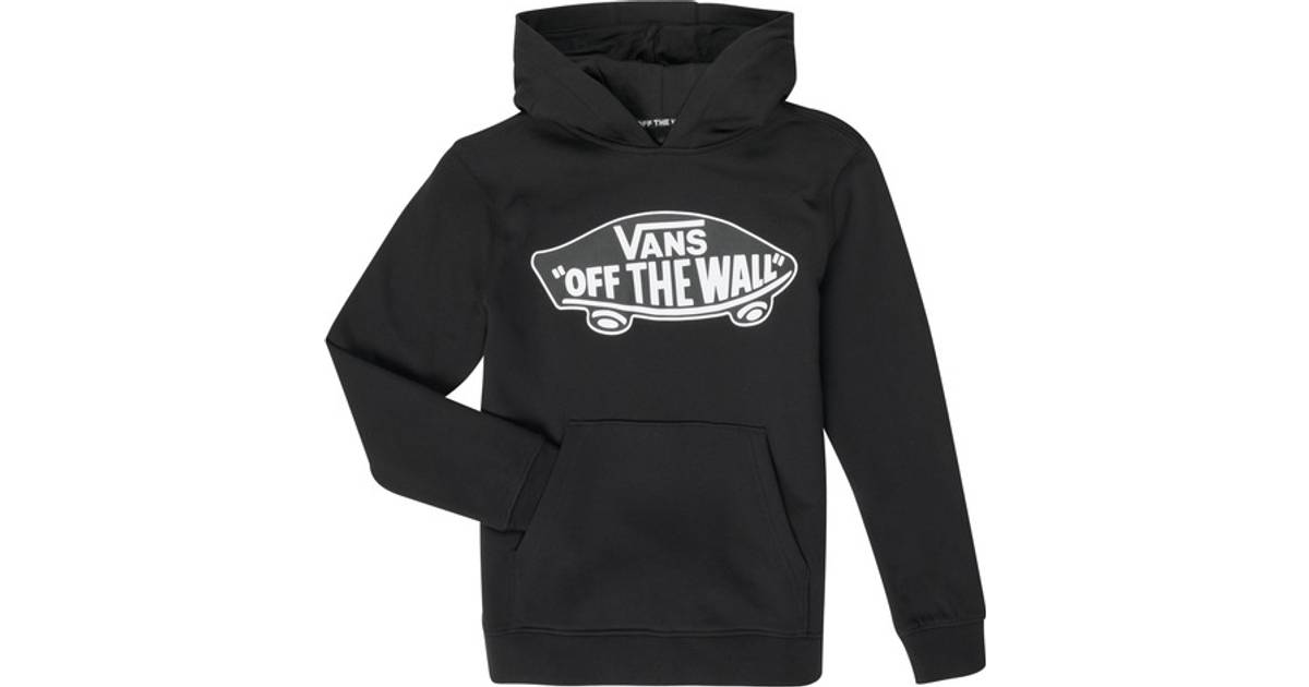 Vans Boy's OTW Pullover Hoodie - Black/White Outline (VN000SR9J1M) • Pris »