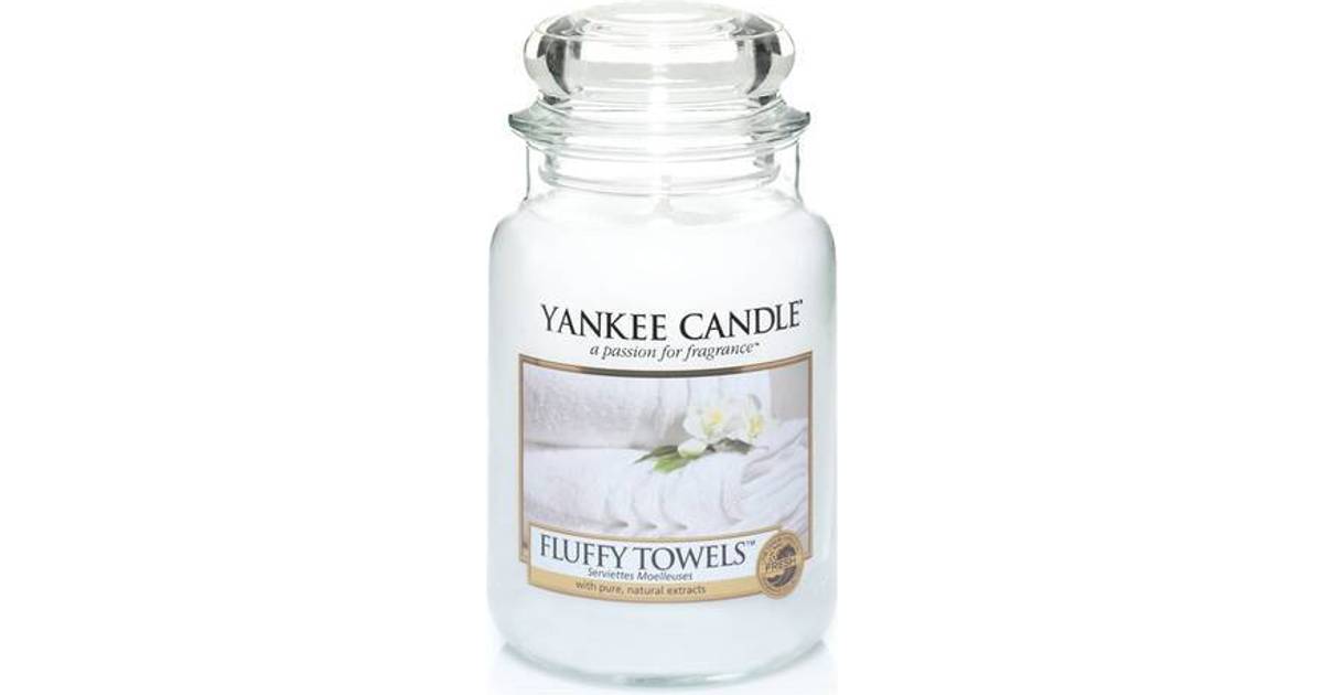 Yankee Candle Fluffy Towels Large Doftljus • Se pris