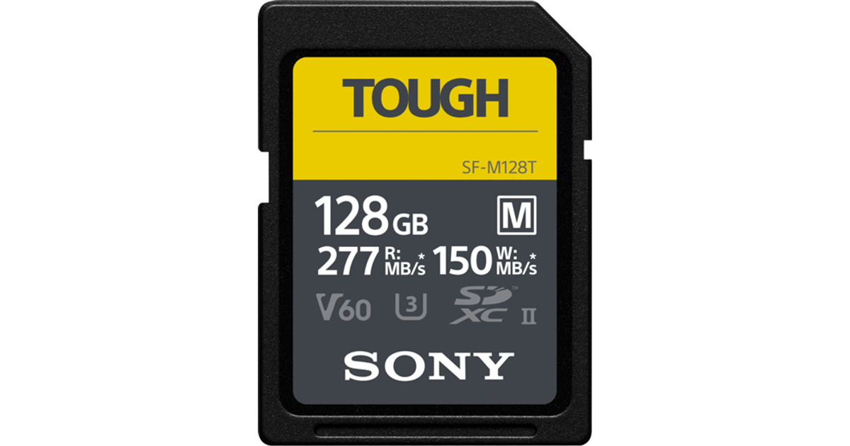 Sony Tough SDXC Class 10 UHS-II U3 ​​V60 277 / 150MB / s 128GB