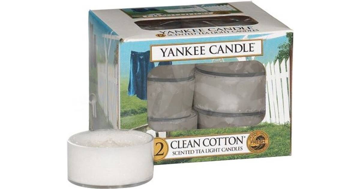 Yankee Candle Clean Cotton Doftljus • PriceRunner »