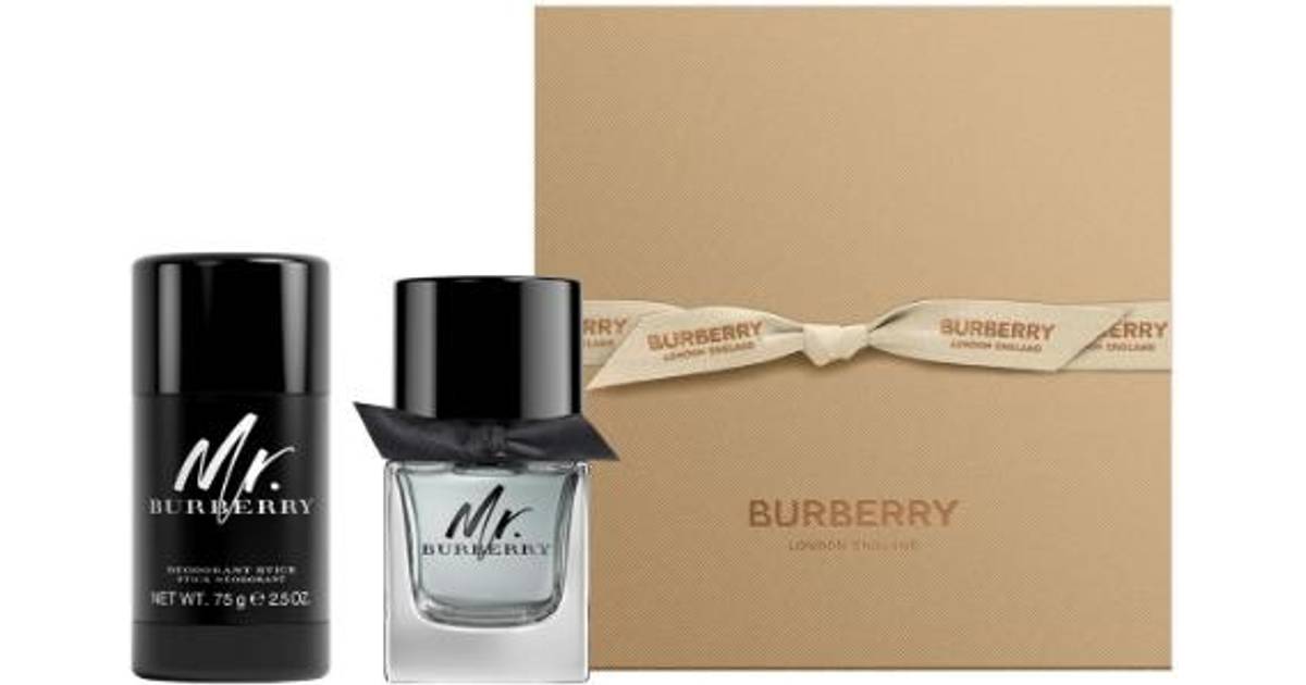 Burberry Mr. Burberry Gift Set EdT 50ml +Deo Stick 75ml • Pris »