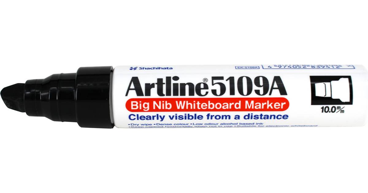 Artline EK 5109A Big Nib Whiteboard Marker Black • Pris »
