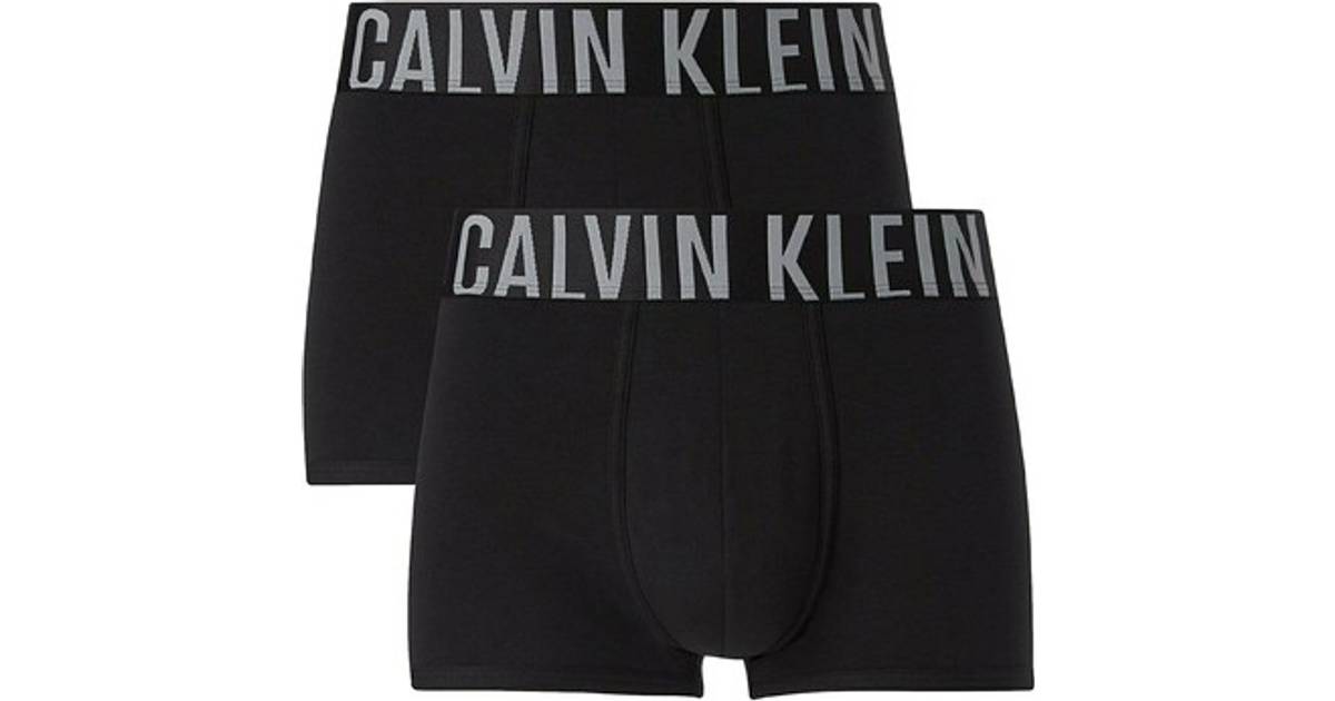 Calvin Klein Intense Power Trunks 2-Pack - Black • Pris »