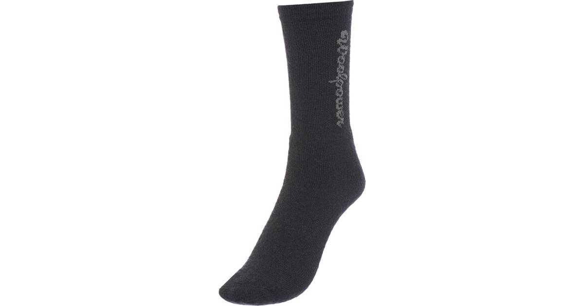 Woolpower Kid's Socks Logo 400 - Black • Se pris