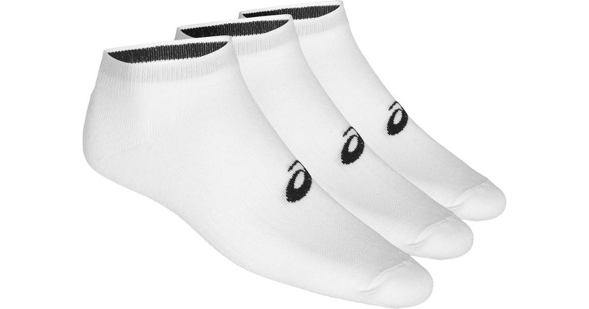 Asics PED Socks 3-pack Unisex - White • Se priser »