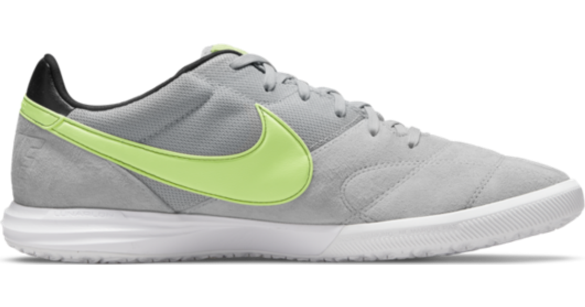 Nike Premier 2 Sala IC M - Light Smoke Grey/White/Ghost Green