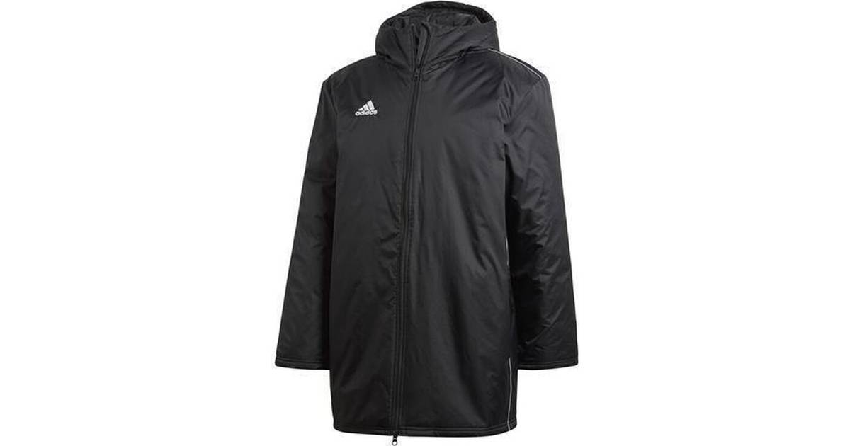 Adidas Core 18 Stadium Jacket - Black/White • Se pris