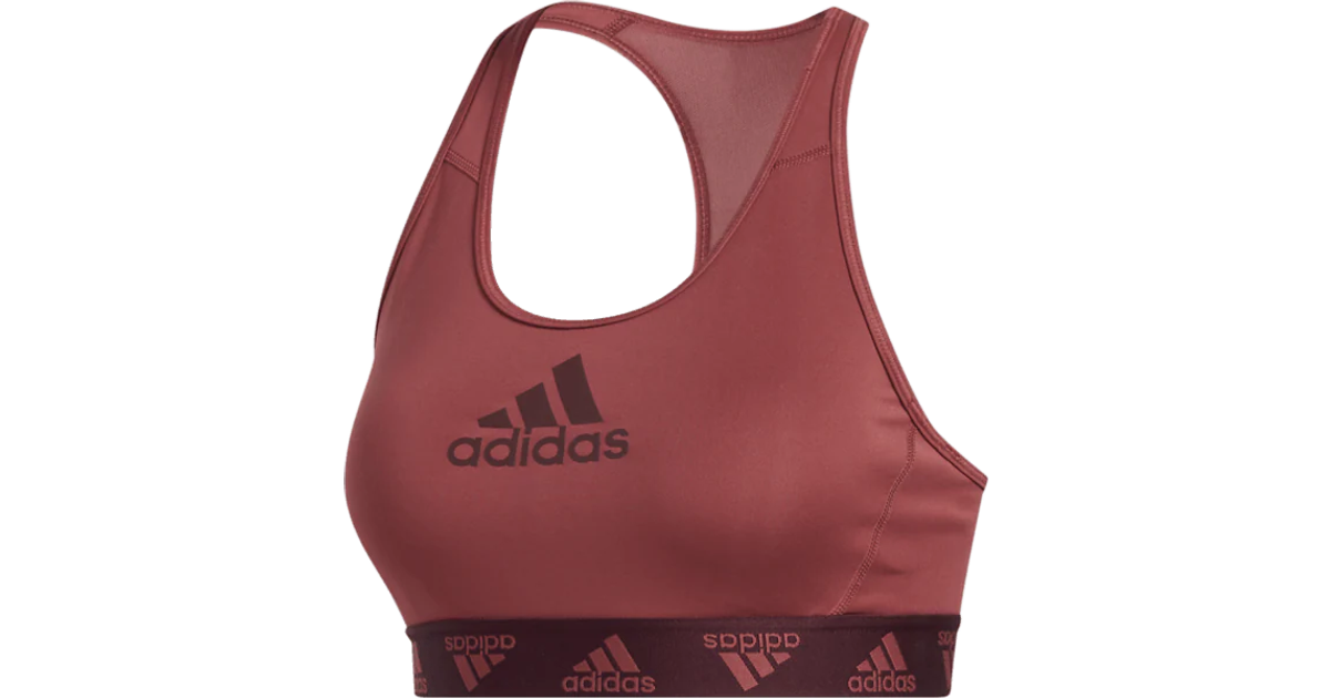 Adidas Don't Rest Alphaskin Badge Of Sport Bra Women - Legacy Red/Maroon