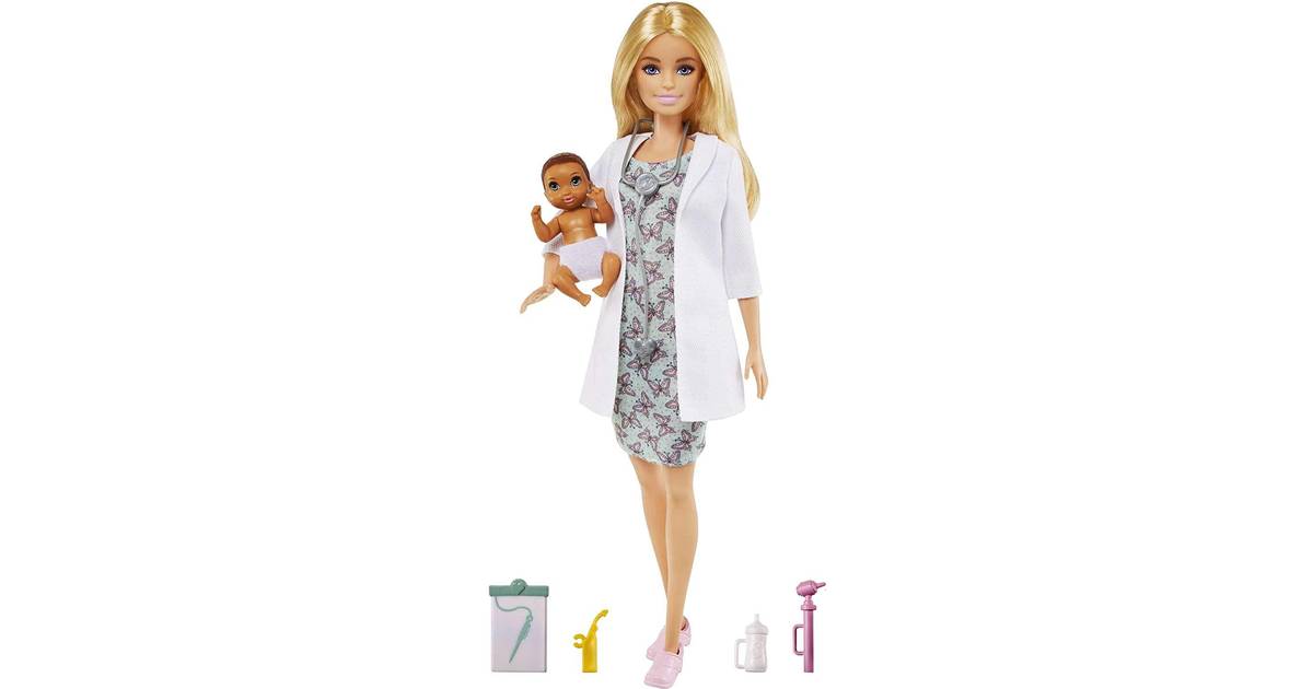 Barbie Baby Doctor Doll (6 butiker) • Se PriceRunner »