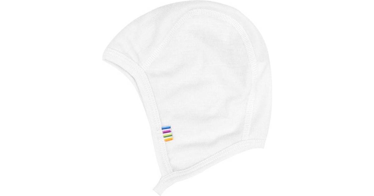 Joha Bamboo Baby Hat with Button - White (99912-345-10)