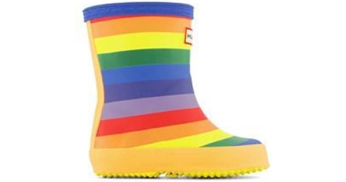 Hunter Original Kids First Classic Rainbow Wellington Boots - Multicoloured  • Pris »