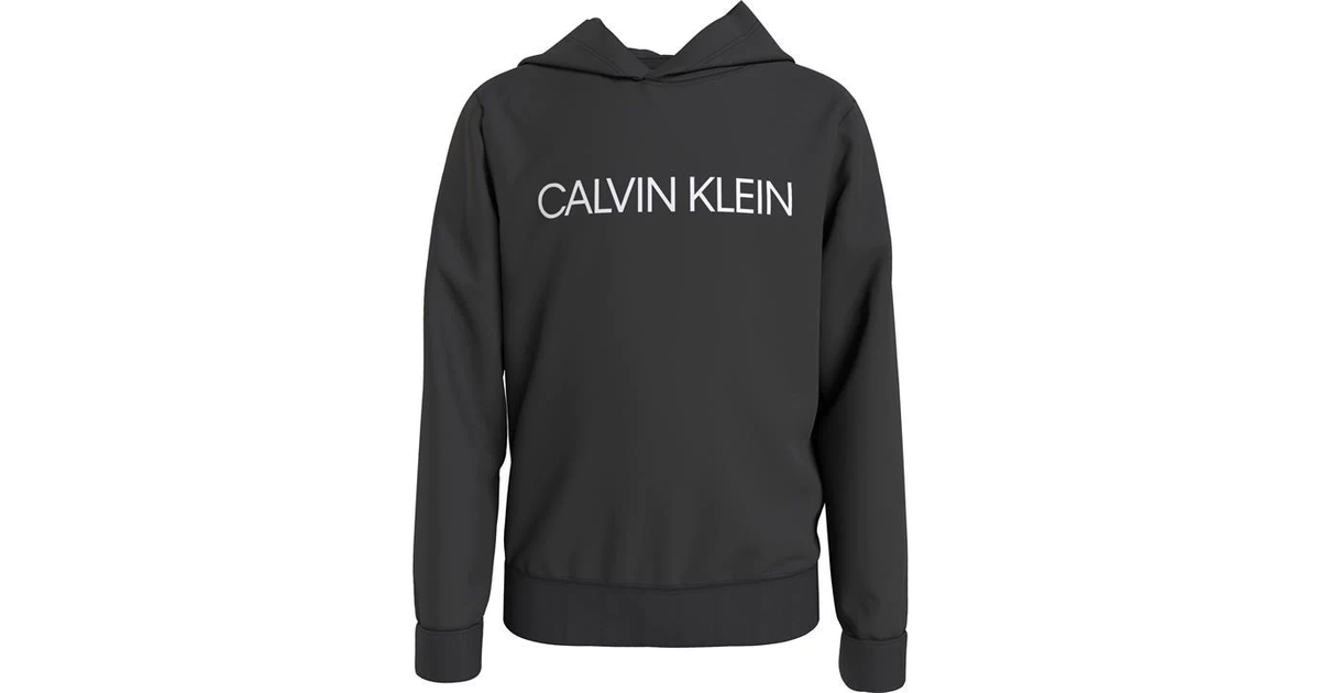 Calvin Klein Unisex Organic Cotton Logo Hoodie - CK Black (IU0IU00163-BEH)