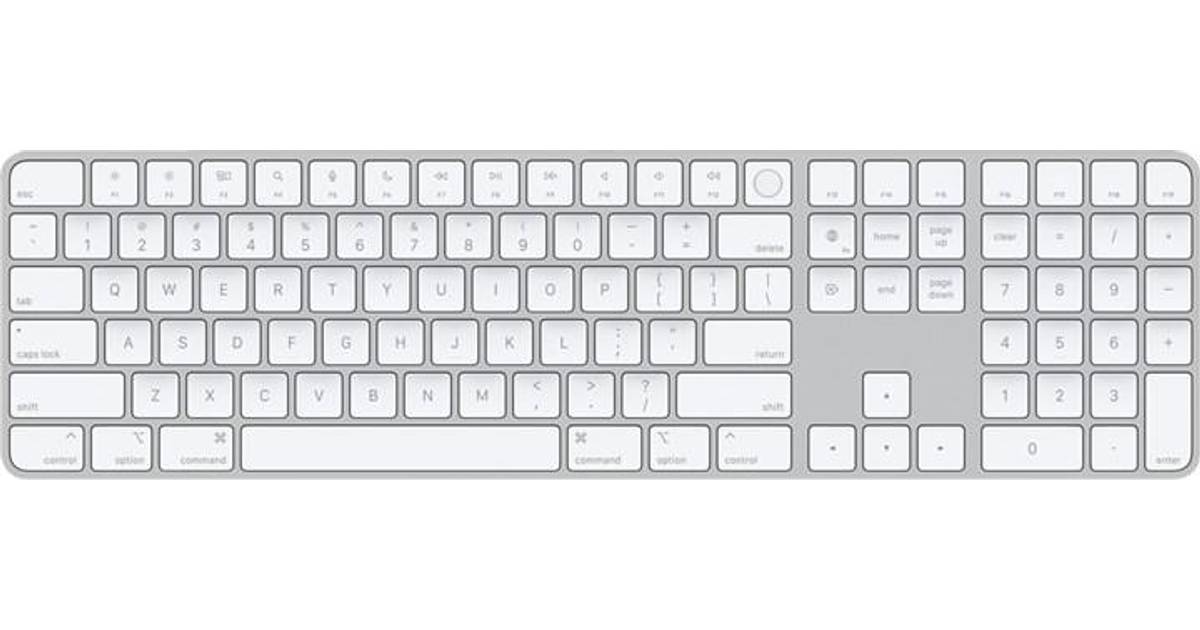 Apple Magic Keyboard with Touch ID and Numeric Keypad (Swedish) • Pris »