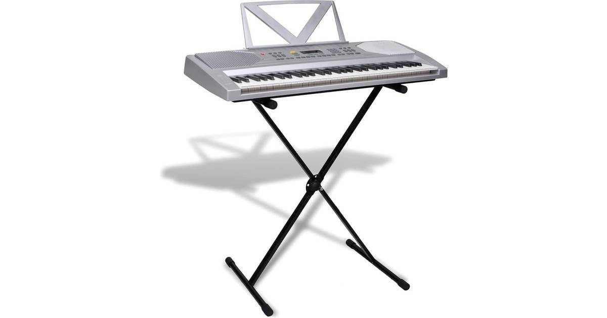 VidaXL Keyboard 61 Keys With Music Stand • Se pris