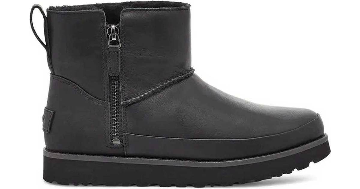 black ugg zipper boots