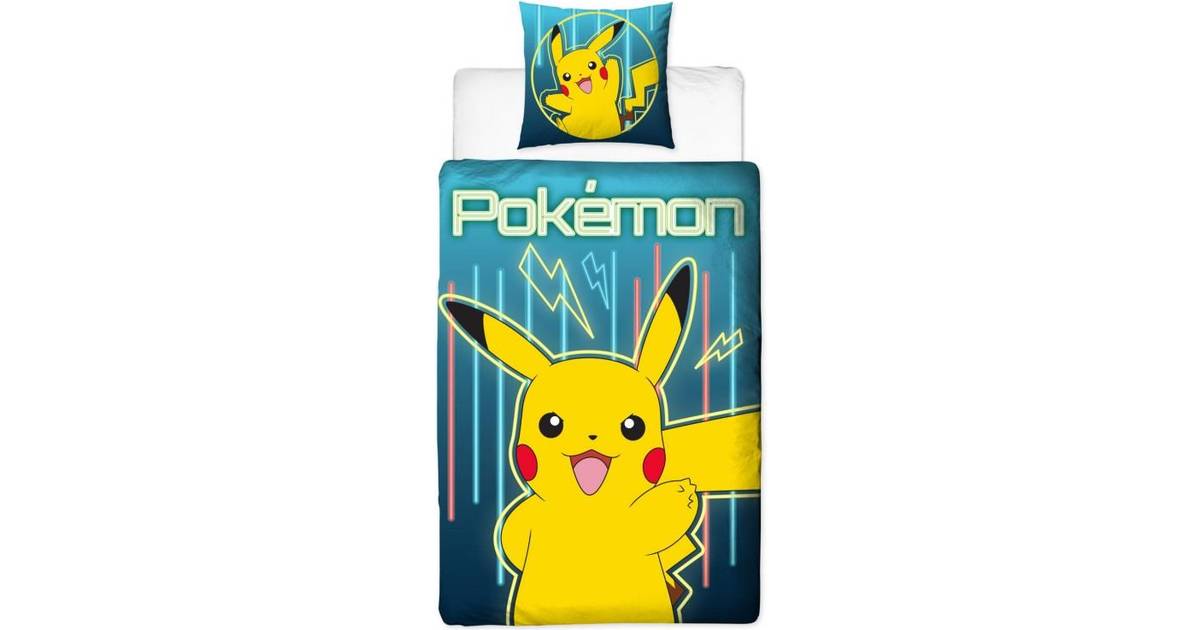 Pokémon Pikachu Sängkläder Påslakanset 150x210cm • Pris »