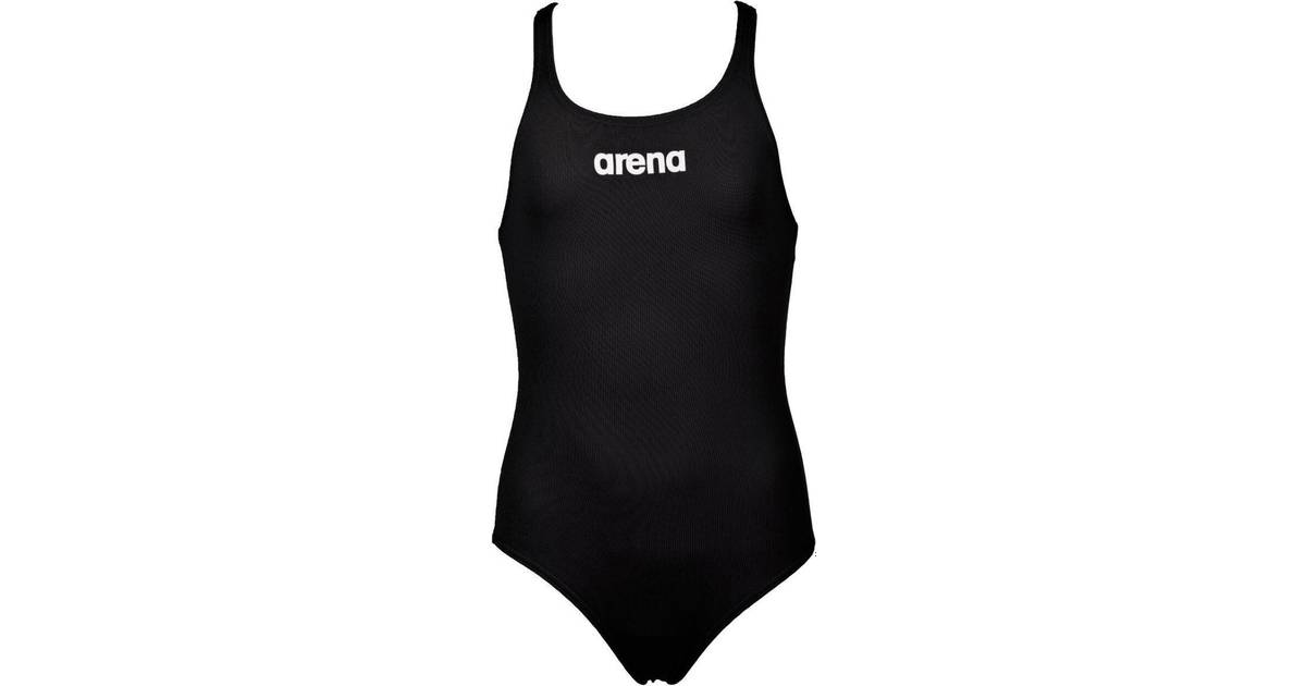 Arena Girl's Solid Swim Pro Swimsuit - Black/White (EU-2A263) • Pris »