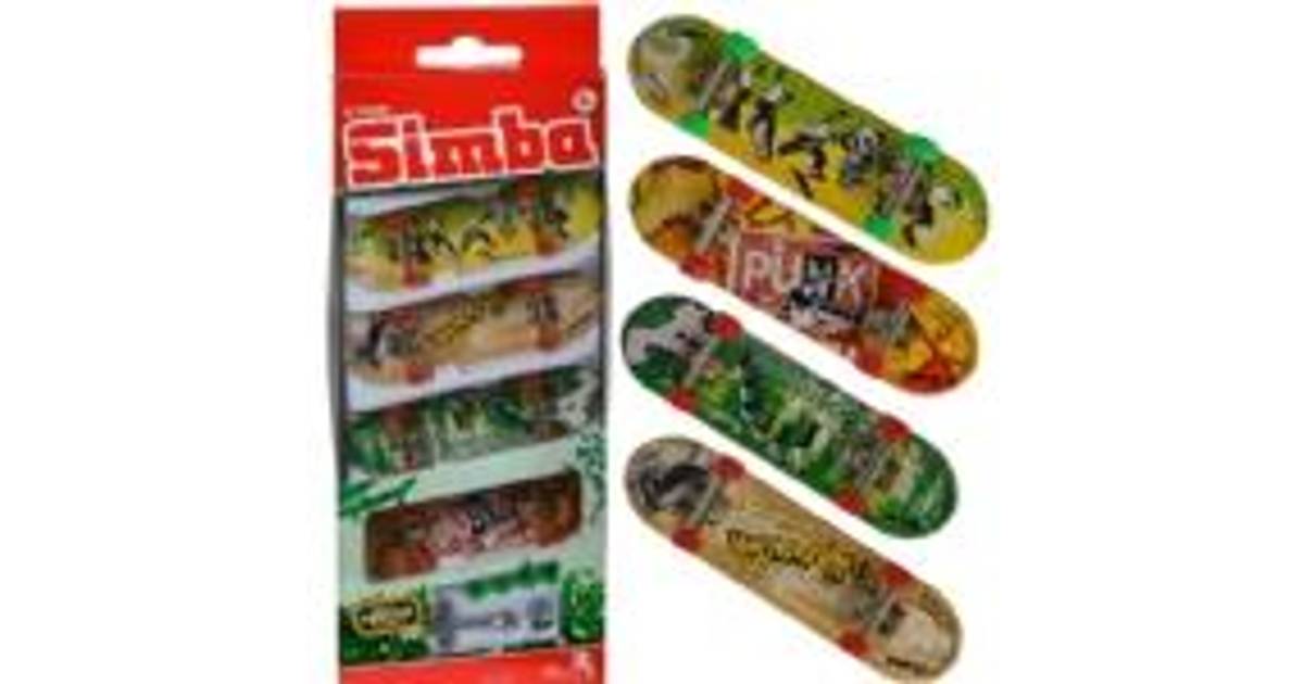 Simba Finger Skateboard Set 4in1 mini skateboard set • Pris »