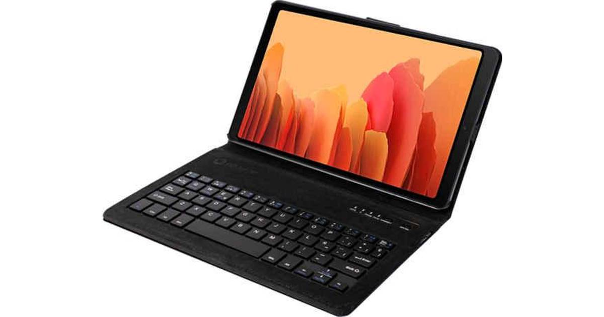 Väska till Läsplatta och Tangentbord Silver Electronics Samsung TAB A7  10,4” T500/505 2020 con teclado Bluetooth 10,4" Röd