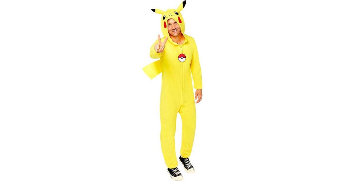 Amscan Adult Costume Pokemon Pikachu Suit Adult Standard • Pris »
