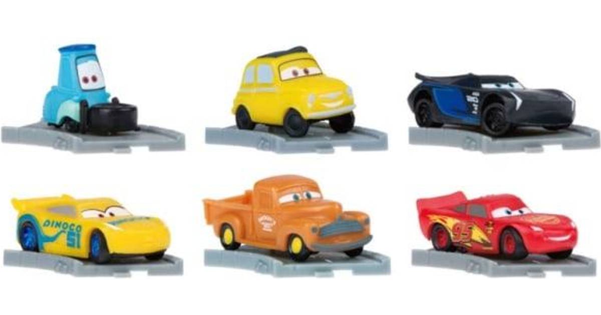 Disney Leksaker Mini Cars Bilar 6st Bilar Med Väg Capsule 4cm Re • Pris »