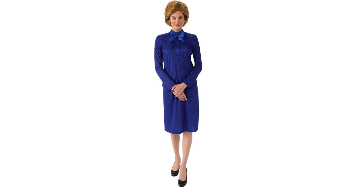 Bristol Novelty Kostym för kvinnor/dammar med järnlady Blue
